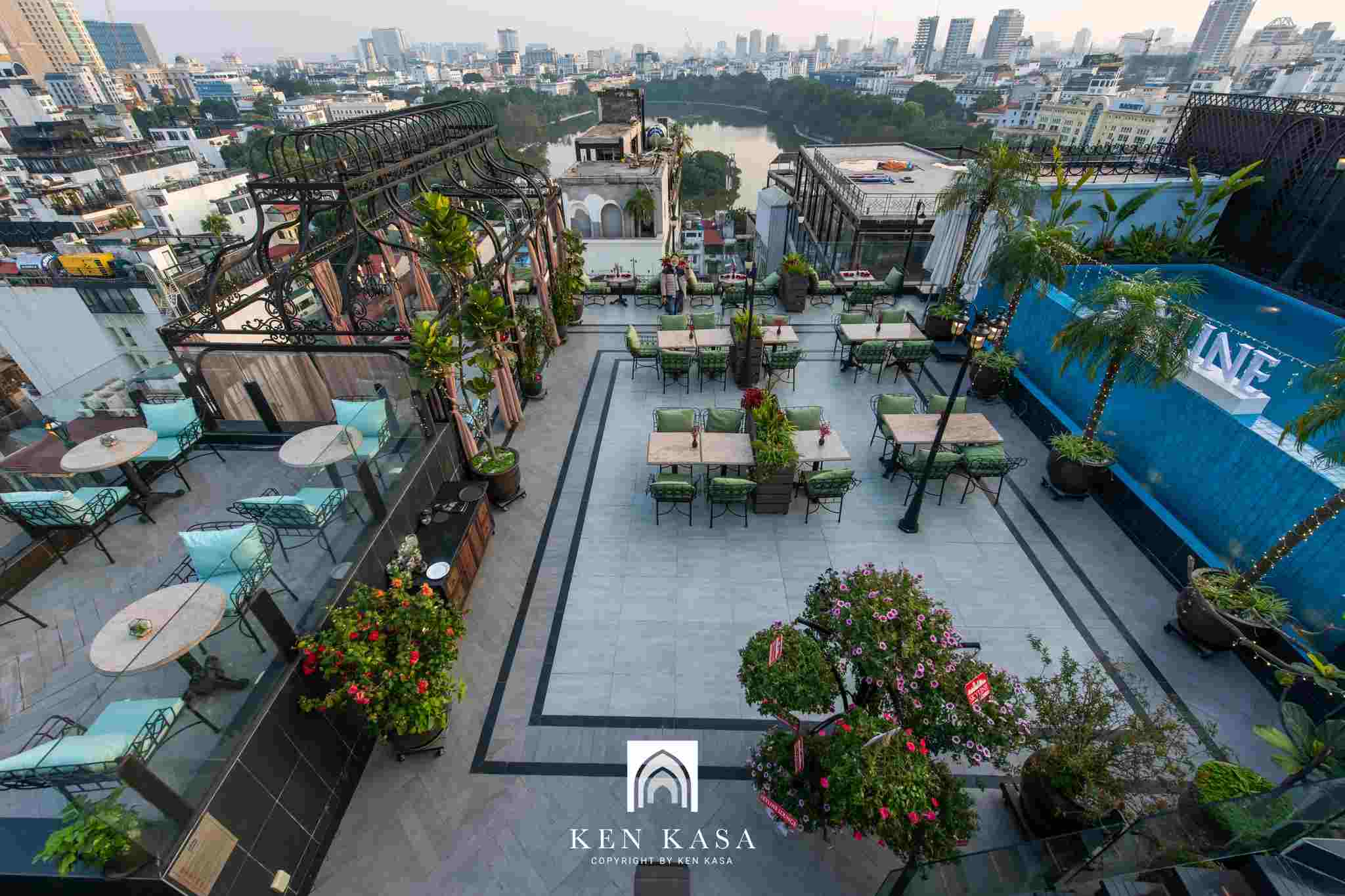 Tầng thượng tổ chức hoạt động &acirc;m nhạc cực chill 